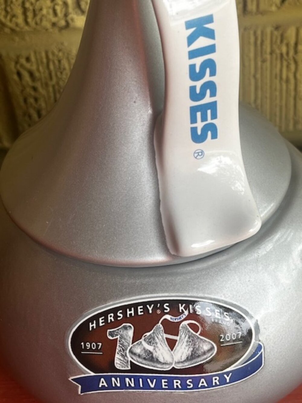 Vintage - Hershey's Kisses - 100th Year Anniversary - Covered Candy Dish
